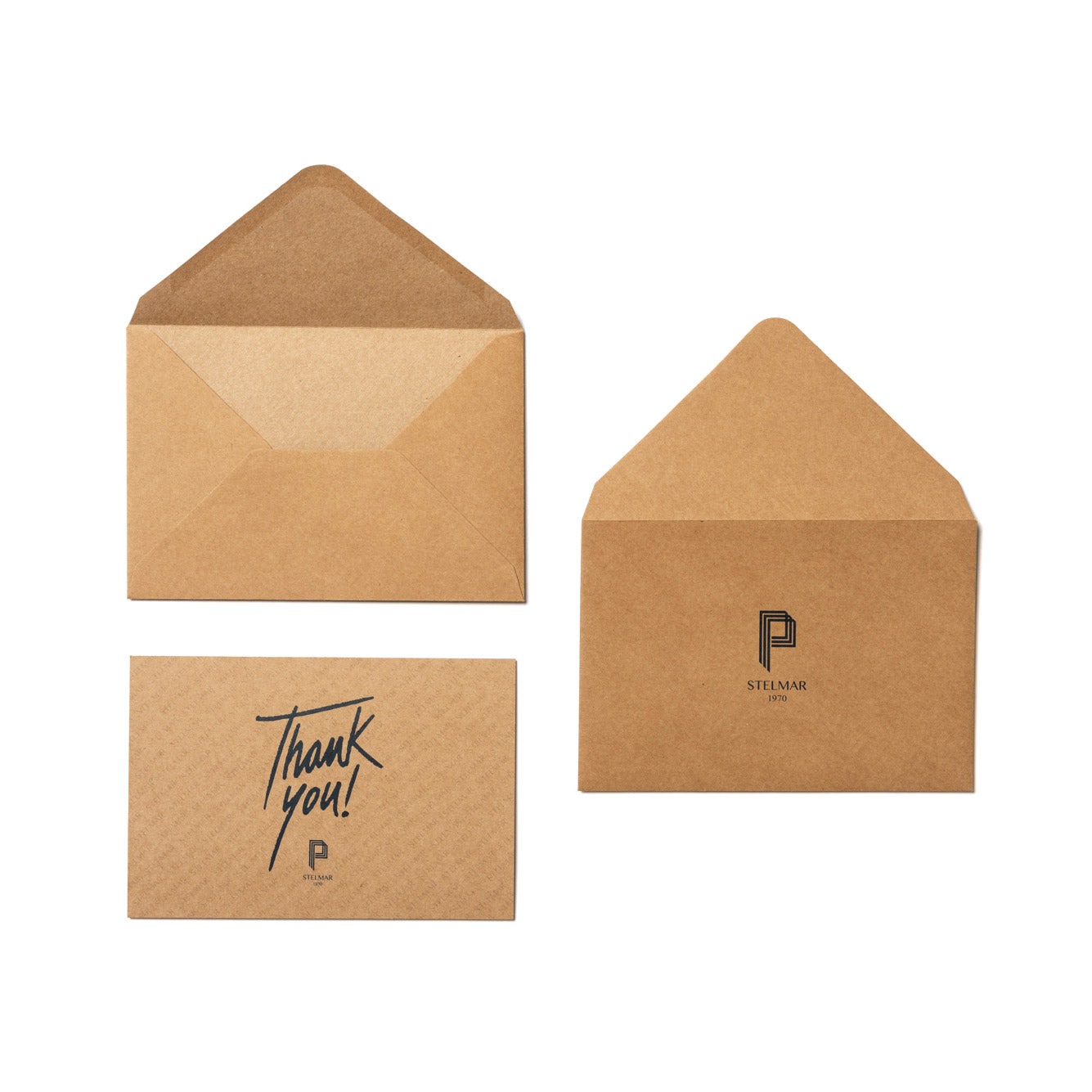 Thank you card kraft | pz. 500